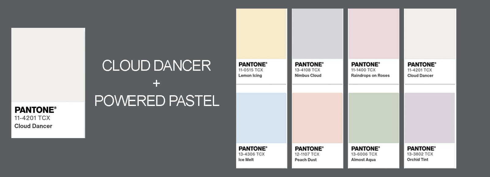 Cloud Dancer Powdered Pastels